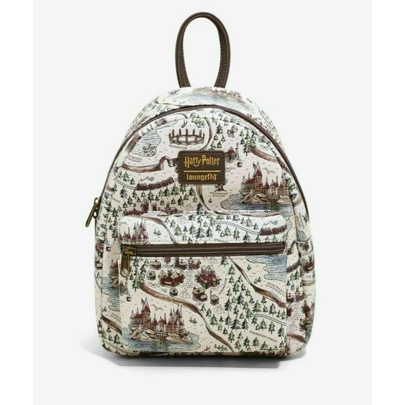 New Loungefly Harry Potter School Grounds Backpack - Picture 5 of 5